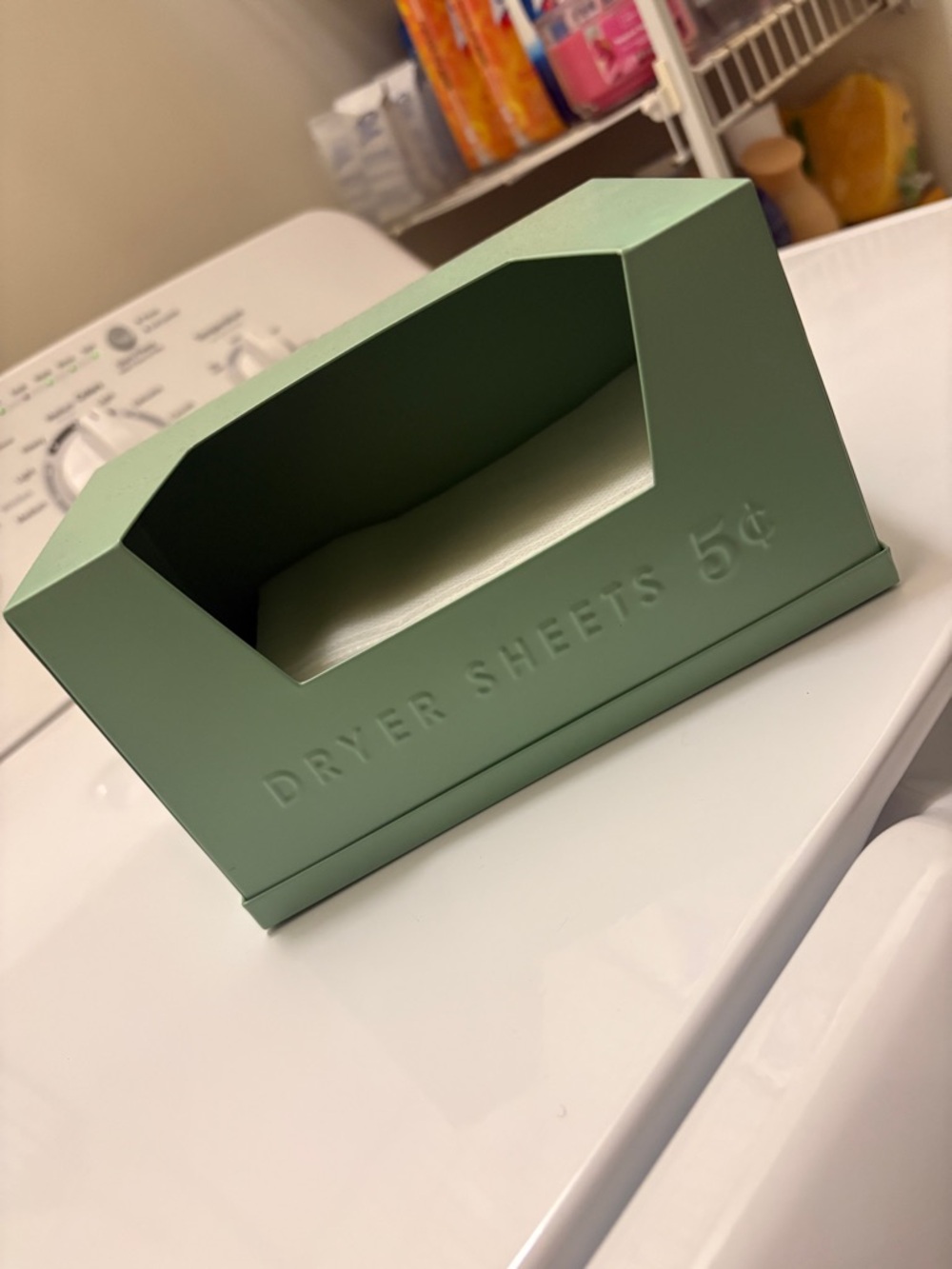 Dryer Sheets Dispenser - Mint Green